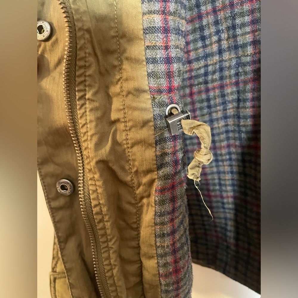 Horny Toad Green Ghostwriter Utility Jacket Wool Blend Lining Women’s Size Small - Picture 11 of 16